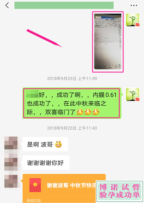 香港助孕机构：内膜0.61成功